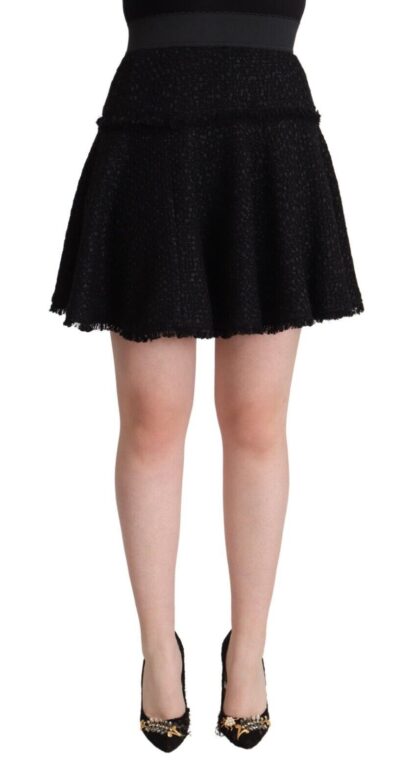 Dolce & Gabbana - Elegant Knitted A-Line Mini Skirt