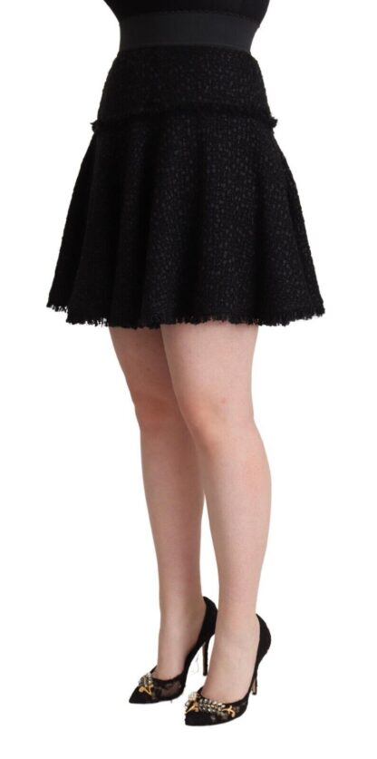 Dolce & Gabbana - Elegant Knitted A-Line Mini Skirt