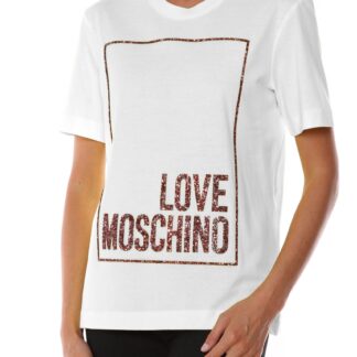 Love Moschino - White Cotton Women T-Shirt