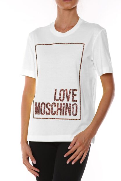 Love Moschino - White Cotton Women Top