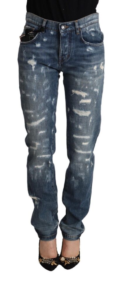 Dolce & Gabbana - Elegant Skinny Denim Jeans for the Modern Woman