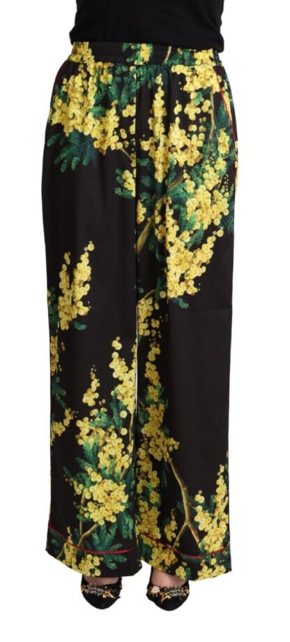 Dolce & Gabbana - Floral Elegance Wide Leg Pants