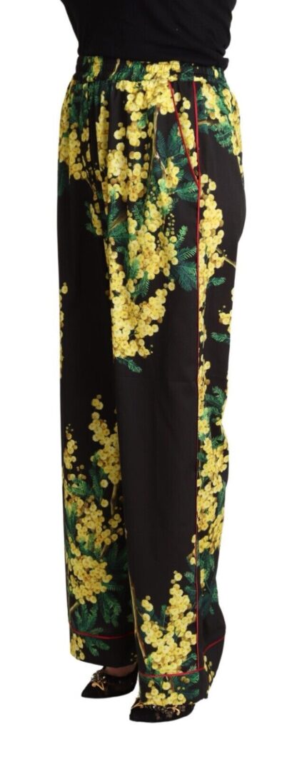 Dolce & Gabbana - Floral Elegance Wide Leg Pants