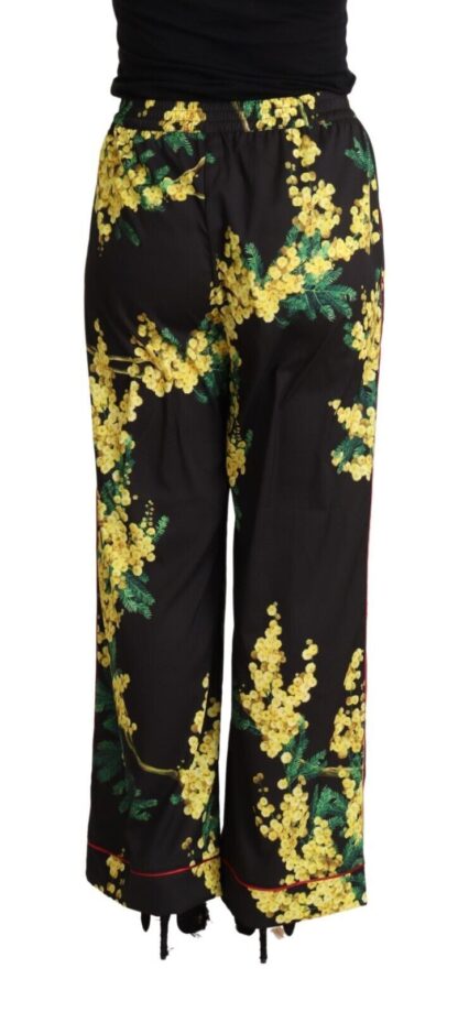 Dolce & Gabbana - Floral Elegance Wide Leg Pants