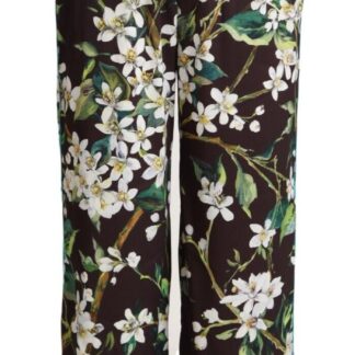 Dolce & Gabbana - Floral Elegance Wide Leg Pants