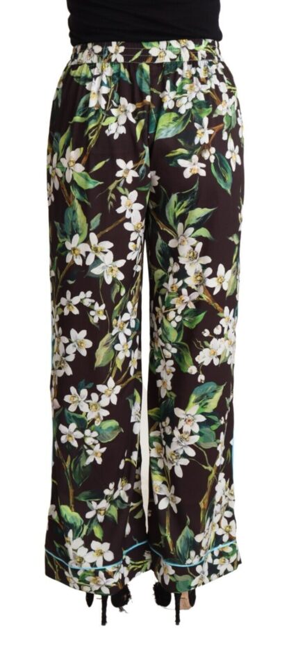 Dolce & Gabbana - Elegant Wide Leg Floral Pants