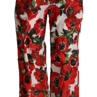 Dolce & Gabbana - Elegant Wide Leg Floral Pants