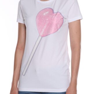 Love Moschino - White Cotton Women T-Shirt