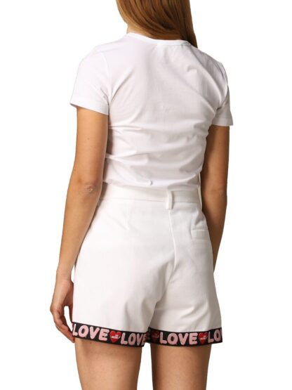 Love Moschino - White Cotton Women T-Shirt