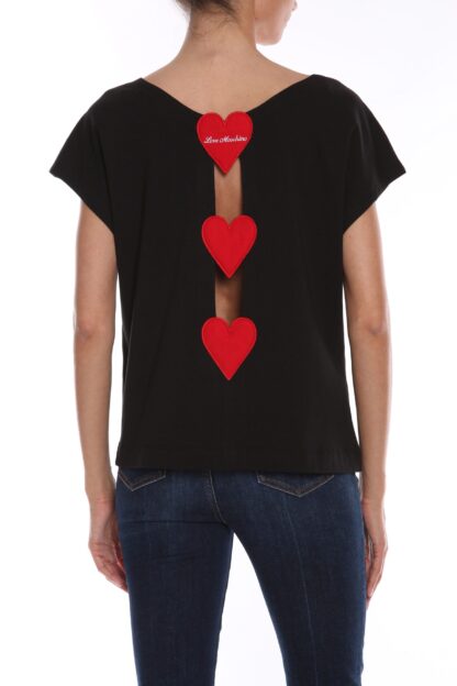 Love Moschino - Black Cotton Women T-Shirt