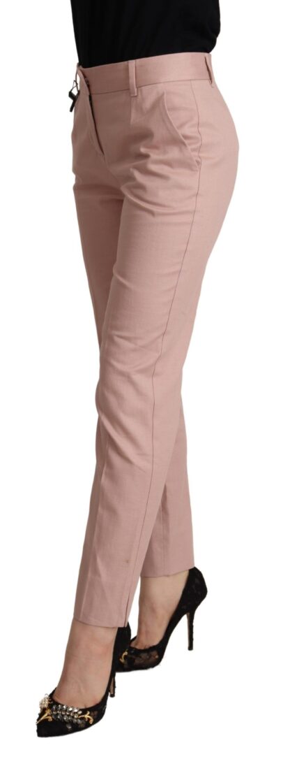 Dolce & Gabbana - Elegant Pink Tapered Pants for Sophisticated Style