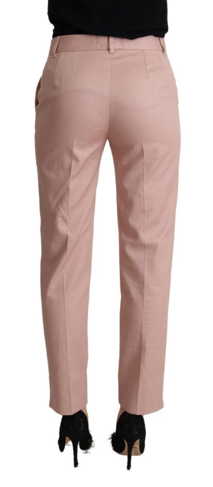 Dolce & Gabbana - Elegant Pink Tapered Pants for Sophisticated Style