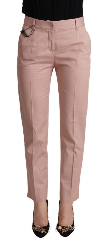 Dolce & Gabbana - Elegant Pink Tapered Pants for Sophisticated Style