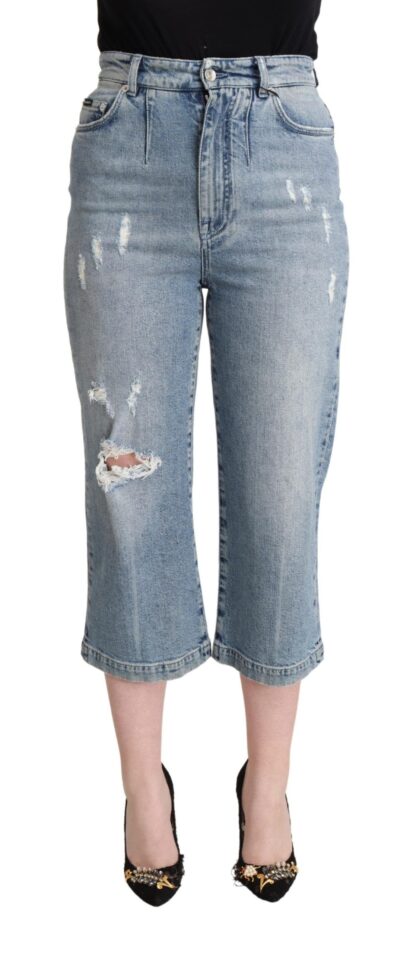 Dolce & Gabbana - Chic Capri Cropped Denim Jeans