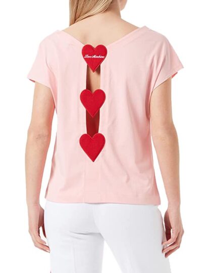 Love Moschino - Pink Cotton Women T-Shirt