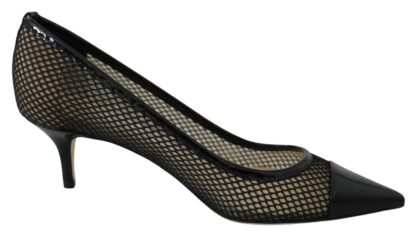 Jimmy Choo - Chic Patent Mesh Pointed Pumps