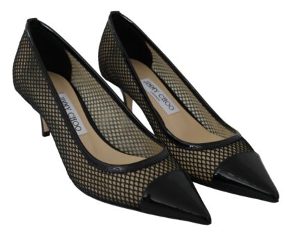 Jimmy Choo - Chic Patent Mesh Pointed Pumps