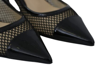 Jimmy Choo - Chic Patent Mesh Pointed Pumps