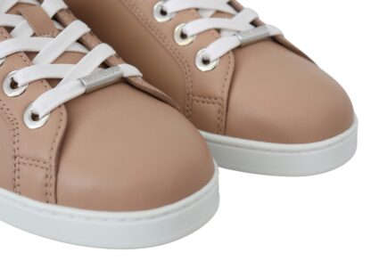 Jimmy Choo - Powder Pink Nappa Leather Sneakers