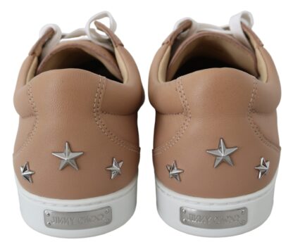 Jimmy Choo - Powder Pink Nappa Leather Sneakers