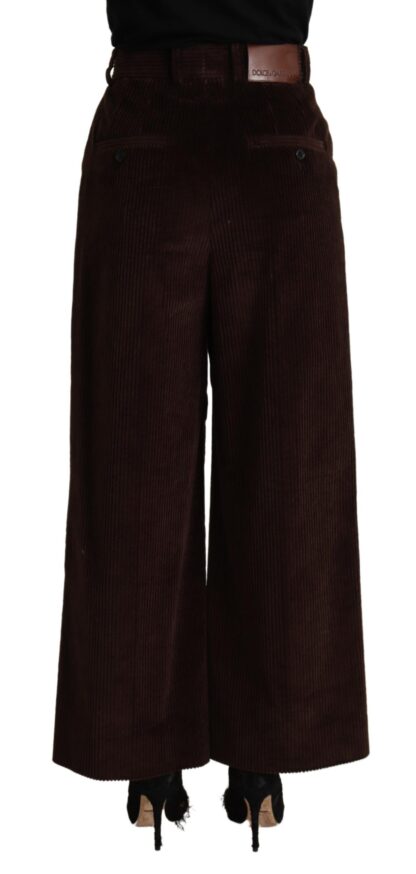 Dolce & Gabbana - Elegant High-Waisted Wide Leg Pants