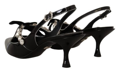 Dolce & Gabbana - Elegant Crystal Slingback Heels Pump