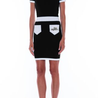 Love Moschino - Sleeveless Zip-Back Cotton Blend Dress