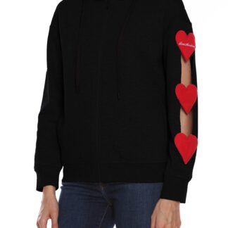 Love Moschino - Chic Embroidered Heart Cotton Tee