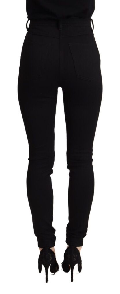 Dolce & Gabbana - Elegant High-Waisted Slim Fit Pants