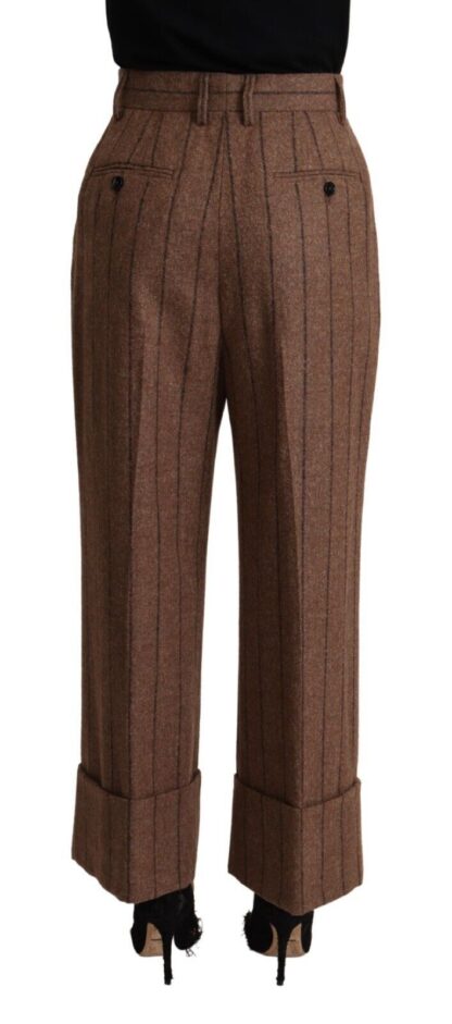 Dolce & Gabbana - Elegant High-Waisted Straight Pants