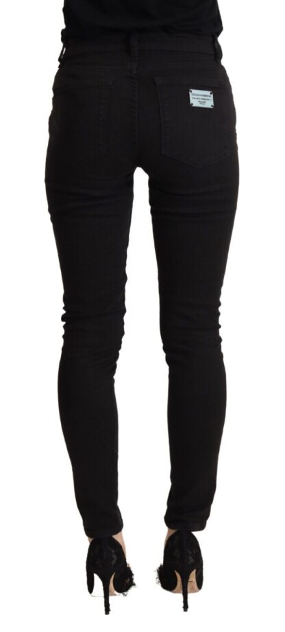 Dolce & Gabbana - Chic Black Slim Fit Denim Jeans