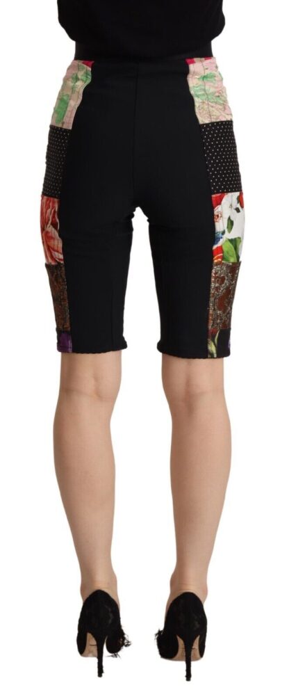 Dolce & Gabbana - Elegant Floral Cropped Pants in Purple Hues