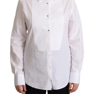 Dolce & Gabbana - Elegant Black Cotton Gold Dress Shirt