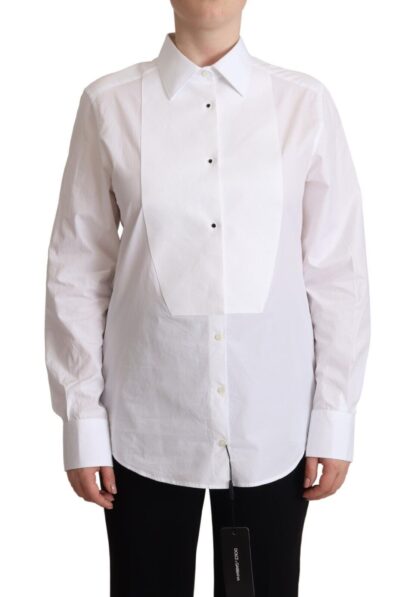 Dolce & Gabbana - Elegant White Poplin Dress Shirt