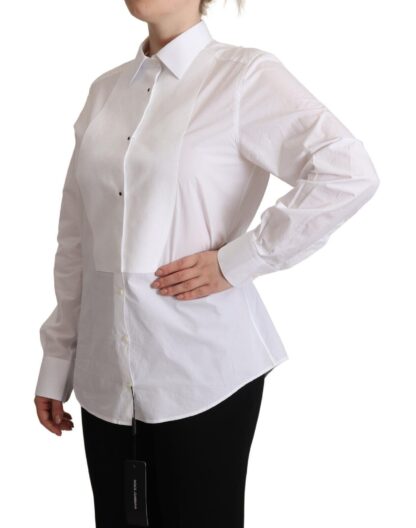 Dolce & Gabbana - Elegant White Poplin Dress Shirt