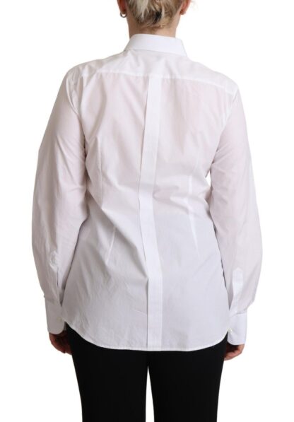 Dolce & Gabbana - Elegant White Poplin Dress Shirt