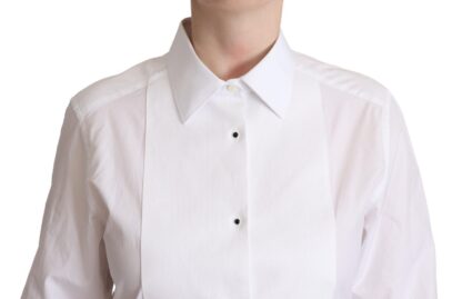 Dolce & Gabbana - Elegant White Poplin Dress Shirt