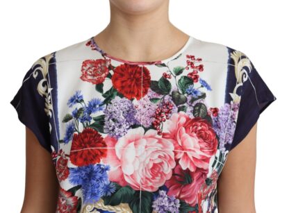 Dolce & Gabbana - Elegant Silk Blend Floral Print Blouse