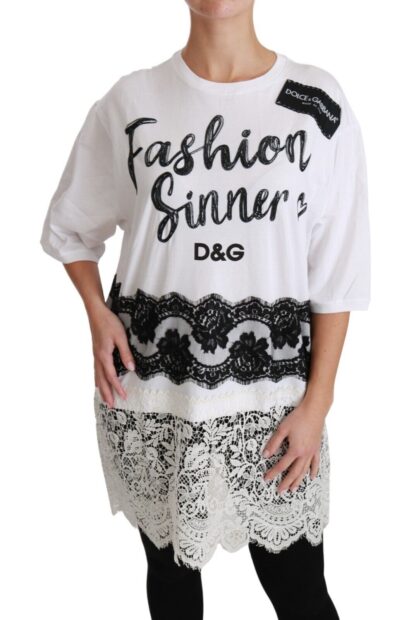 Dolce & Gabbana - Chic DG Fashion Sinners Oversized Tee