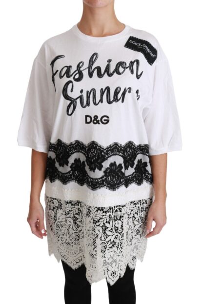 Dolce & Gabbana - Chic DG Fashion Sinners Oversized Tee