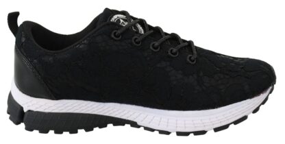 Plein Sport - Elegant Black Runner Umi Sneakers