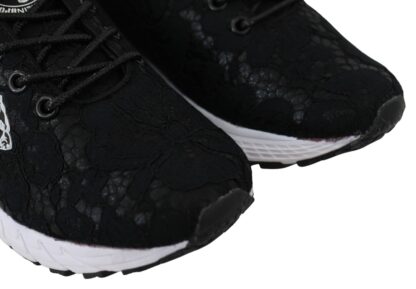 Plein Sport - Elegant Black Runner Umi Sneakers