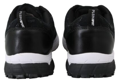 Plein Sport - Elegant Black Runner Umi Sneakers