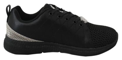 Plein Sport - Exquisite Black Runner Gisella Sports Sneakers