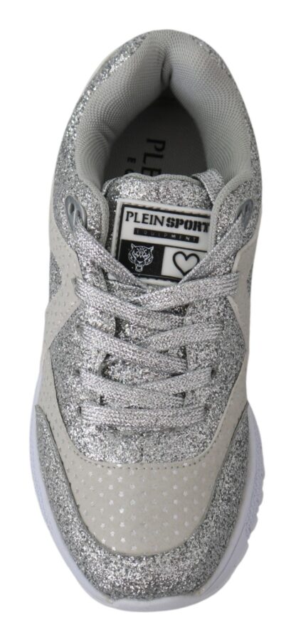 Plein Sport - Chic Silver Runner Jasmines Sneakers