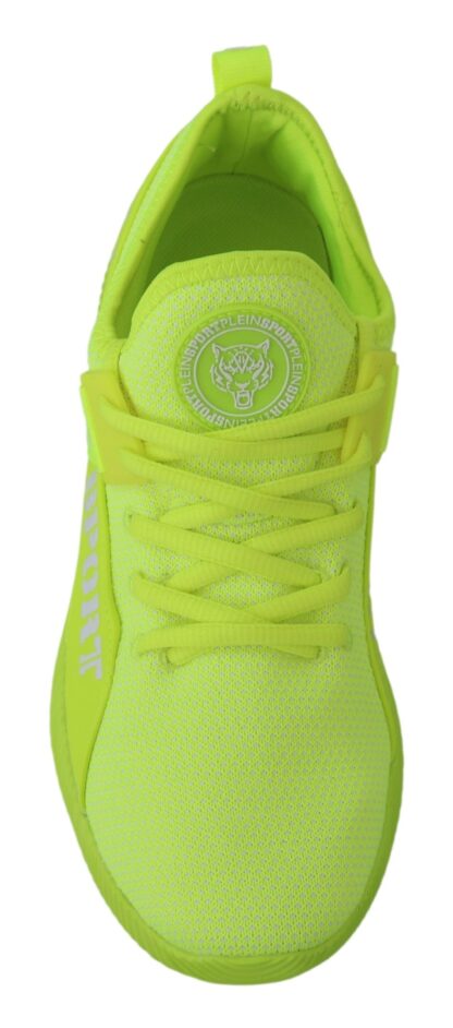 Plein Sport - Electrify Your Step with Yellow Carter Sport Sneakers