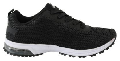 Plein Sport - Black Polyester Gretel Sneakers Shoes