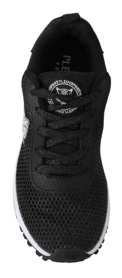 Plein Sport - Black Polyester Gretel Sneakers Shoes