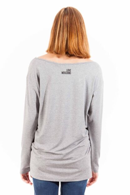 Love Moschino - Gray Cotton Women Top