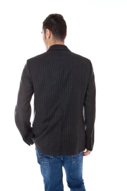 Calvin Klein - Gray Wool Men Jacket